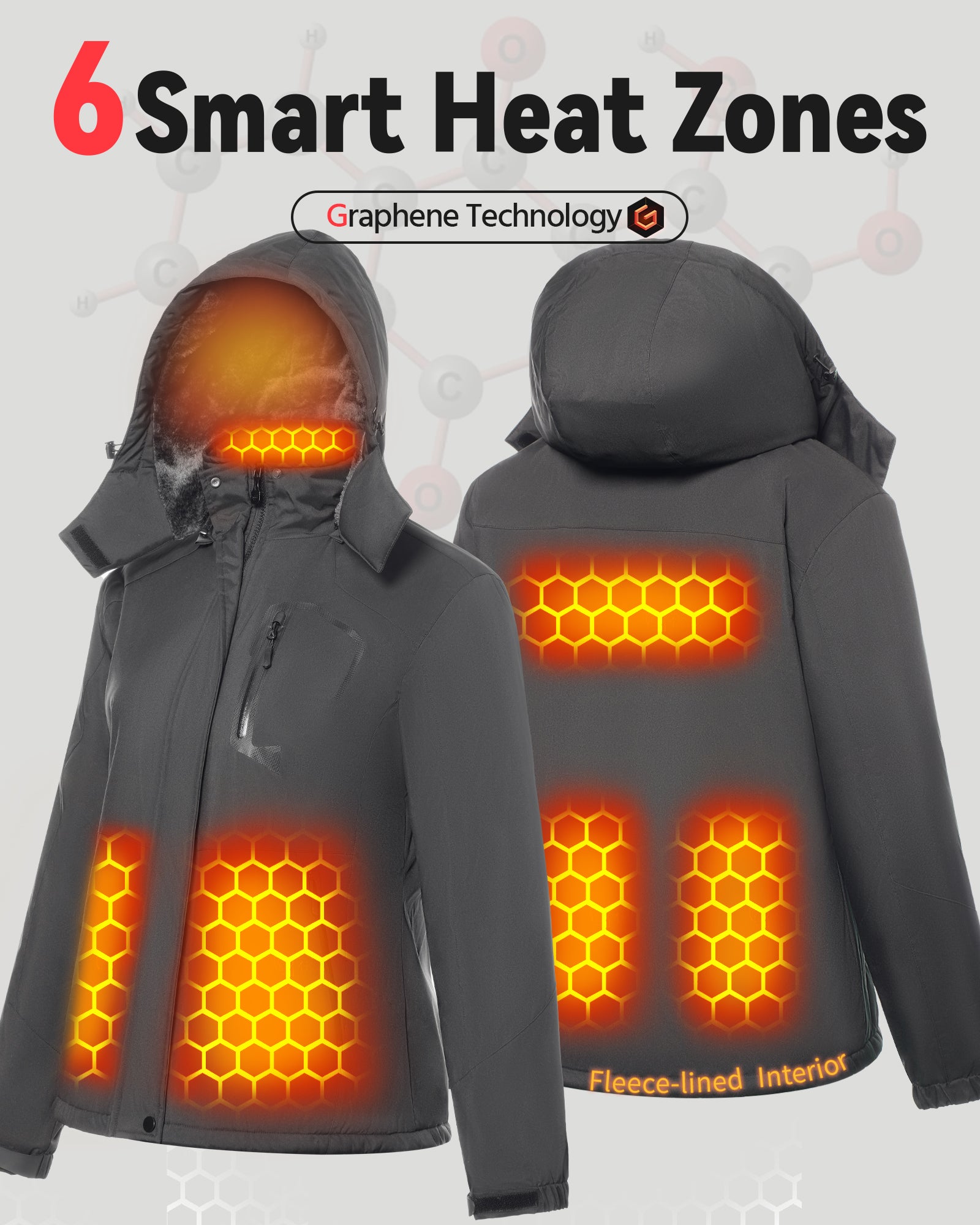 Women's Classic Graphene Heated Jacket 2.0 (Hardshell) | WULCEA