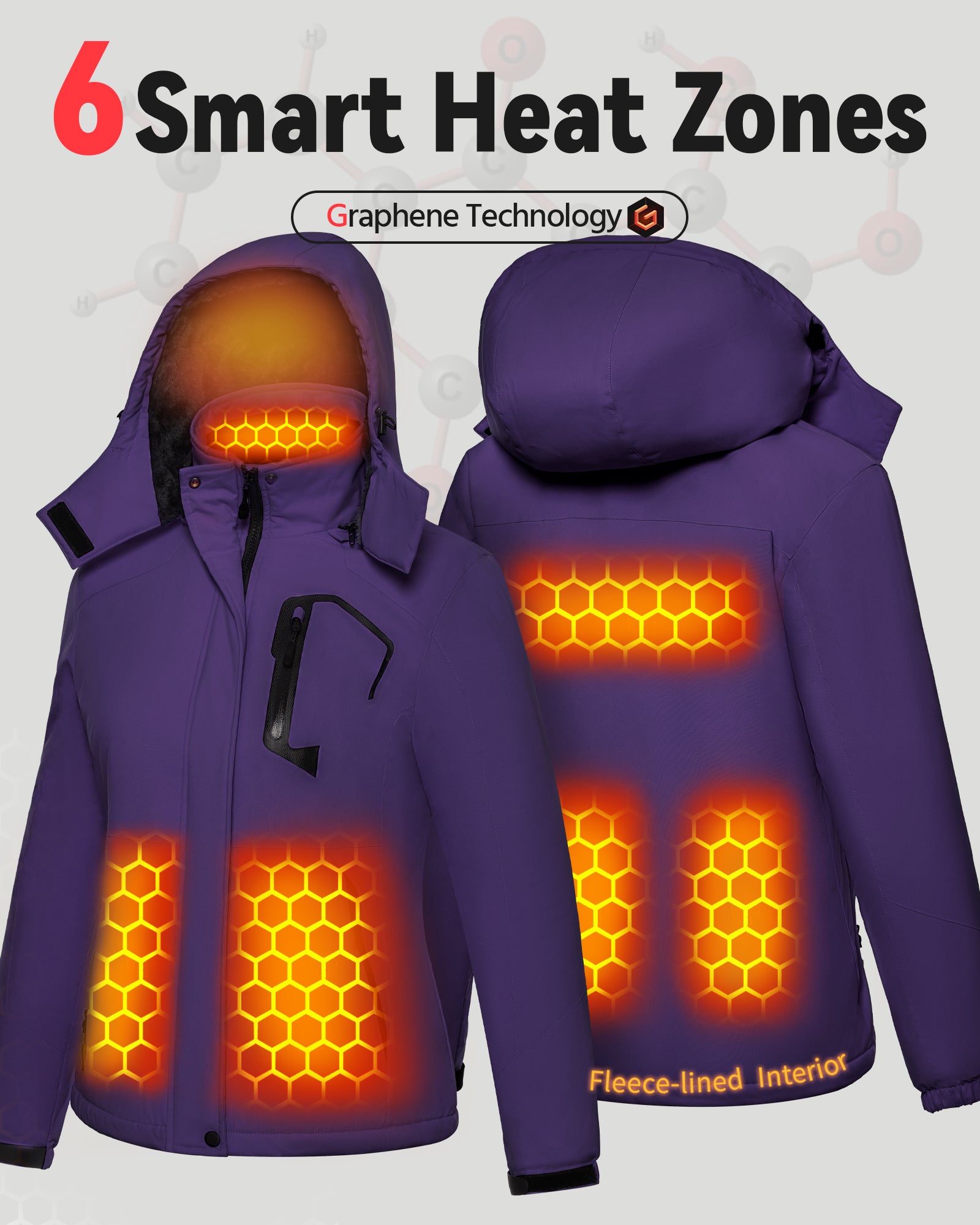 Women's Classic Graphene Heated Jacket 2.0 (Hardshell) | WULCEA
