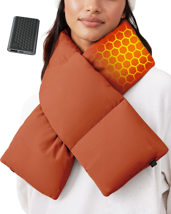 Women's Graphene Heated Puffer Scarf
