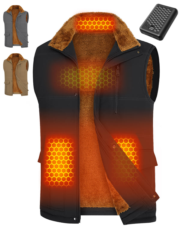 Men's Heated Vest (Thicken Fleece)
